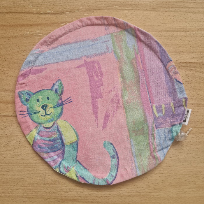 Capac textil pentru vase și farfurii - culori pastel [1]