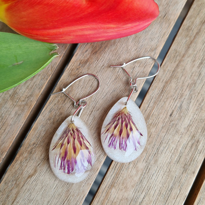 Cercei argint cu flori sălbatice [2]