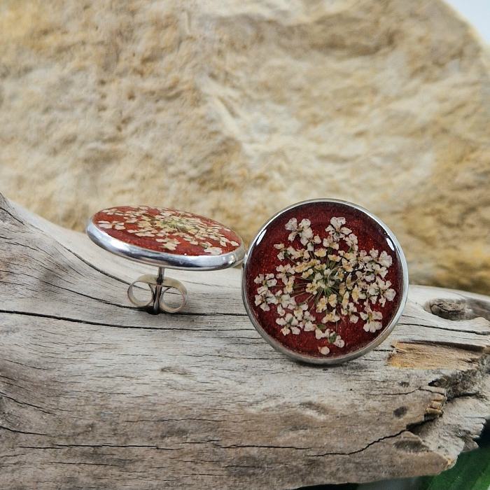 Mezei turbolya acél pötty fülbevaló [1]