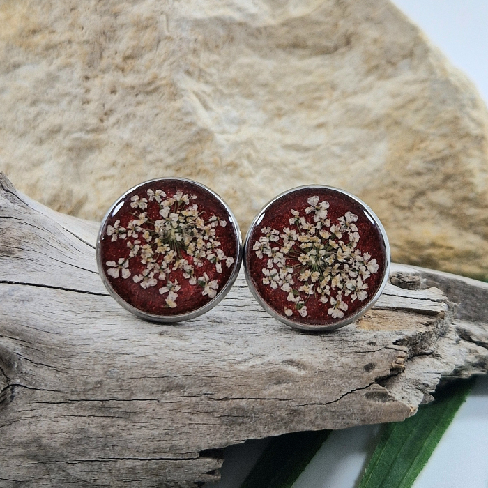 Mezei turbolya acél pötty fülbevaló [2]