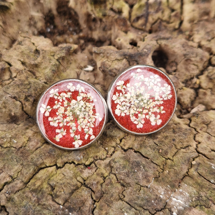 Mezei turbolya acél pötty fülbevaló [4]