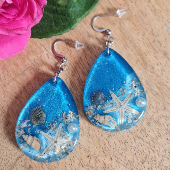 Tenger kincsei acél fülbevaló [2]