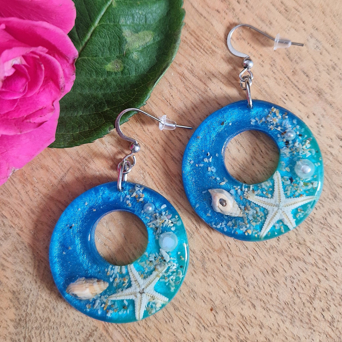 Tenger kincsei acél fülbevaló [2]