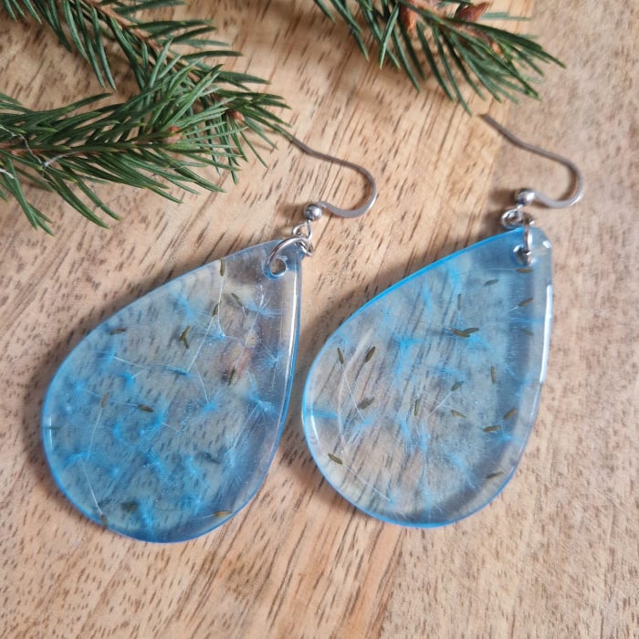 Cercei din oțel cu păpădie [2]