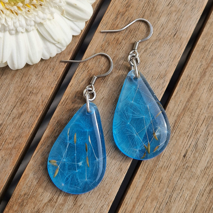 Cercei din oțel cu păpădie [2]