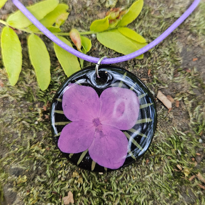 Colier cu hortensie [2]