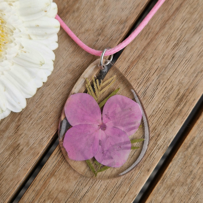 Colier cu hortensie [2]