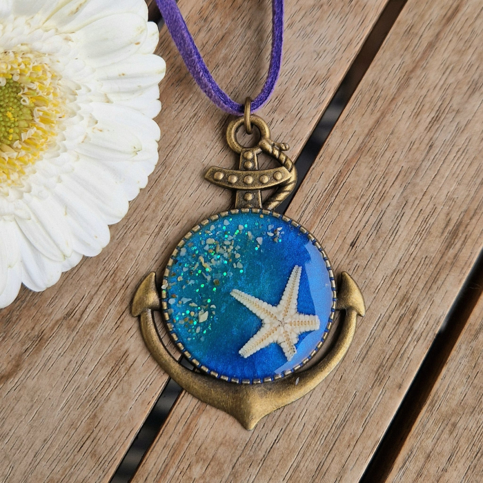 Colier cu stele de mare și scoici - ancoră [2]