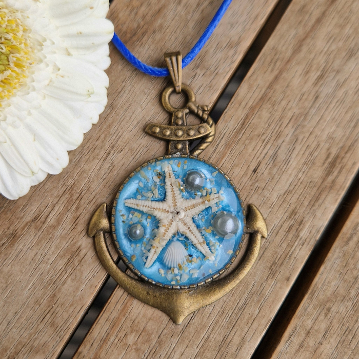 Colier cu stele de mare și scoici - ancoră [2]