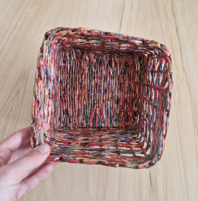 Coș de depozitare din hârtie reciclată [4]