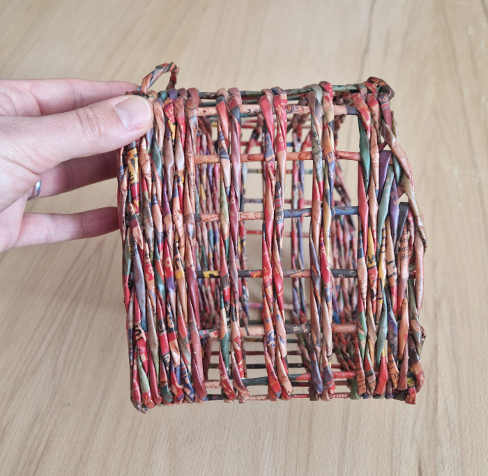 Coș de depozitare din hârtie reciclată [3]