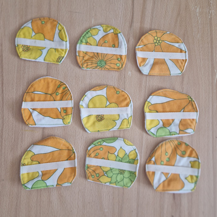 Dischete cosmetice - imprimeu floral [2]