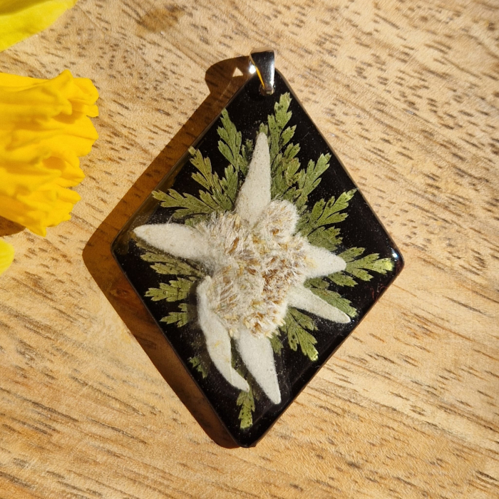 Pandantiv argint cu floarea de colț [2]