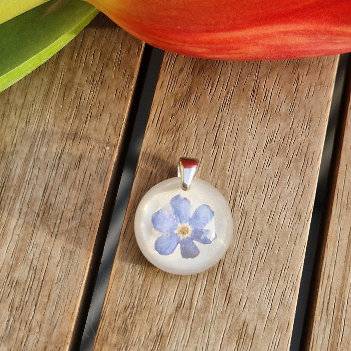 Pandantiv argint cu  nu-mă-uita [3]