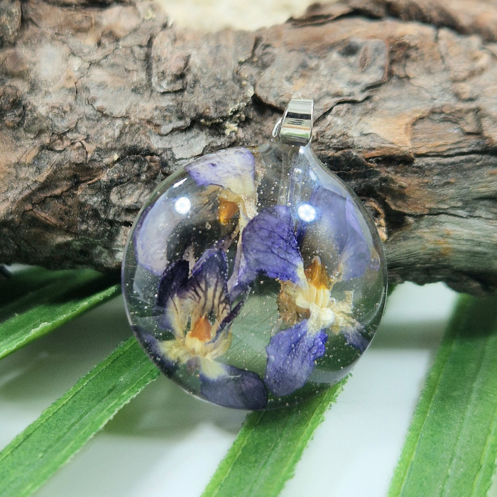 Pandantiv argint cu viola [2]