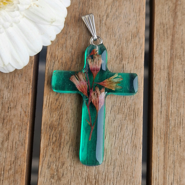 Pandantiv oțel cu heuchera [2]