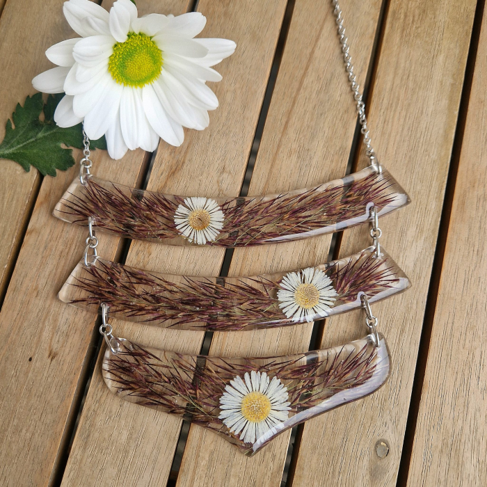 Vadvirág acél nyaklánc [2]