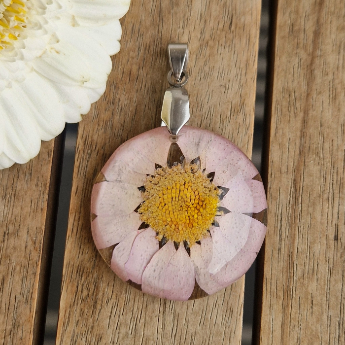 Vadvirág acél medál [2]