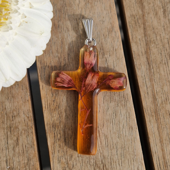 Pandantiv oțel cu heuchera [2]