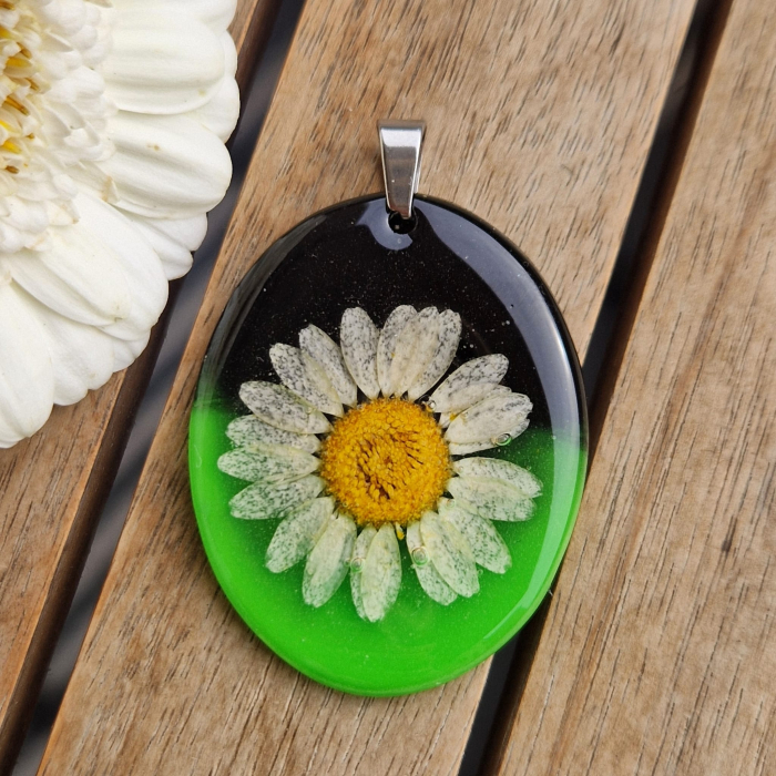 Pandantiv oțel cu margaretă [2]