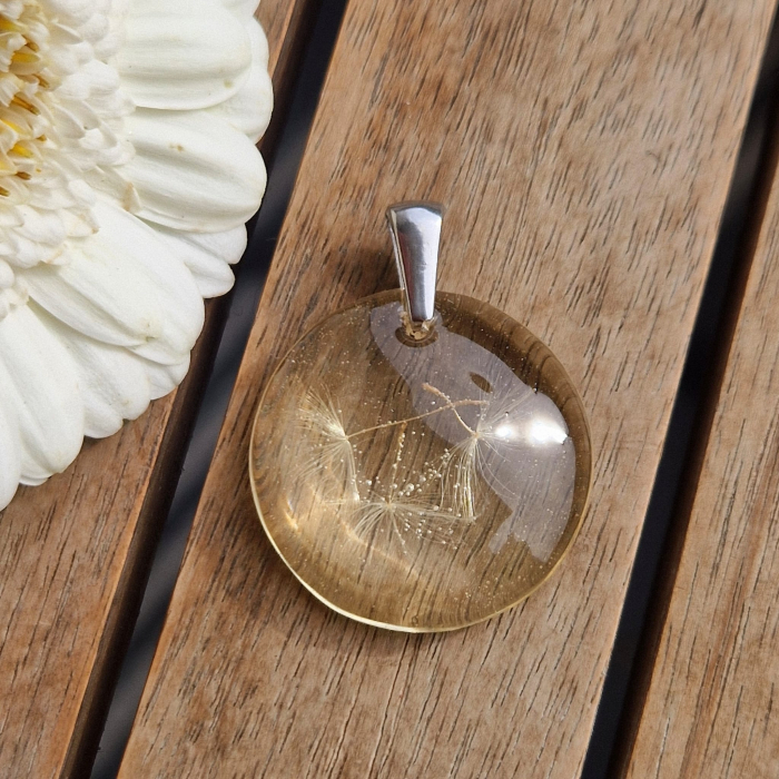 Pitypang acél medál [2]