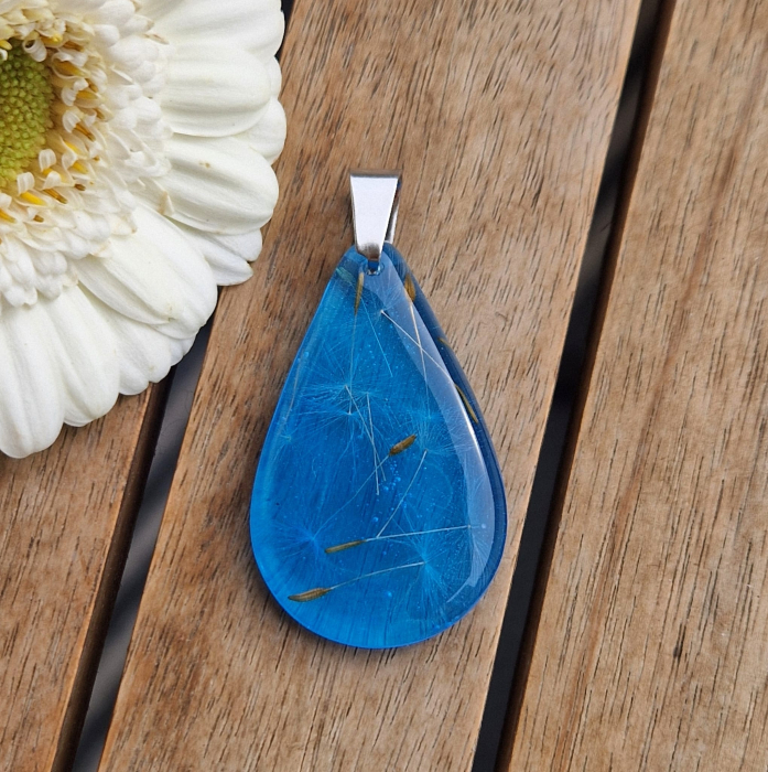 Pandantiv oțel cu păpădie [2]