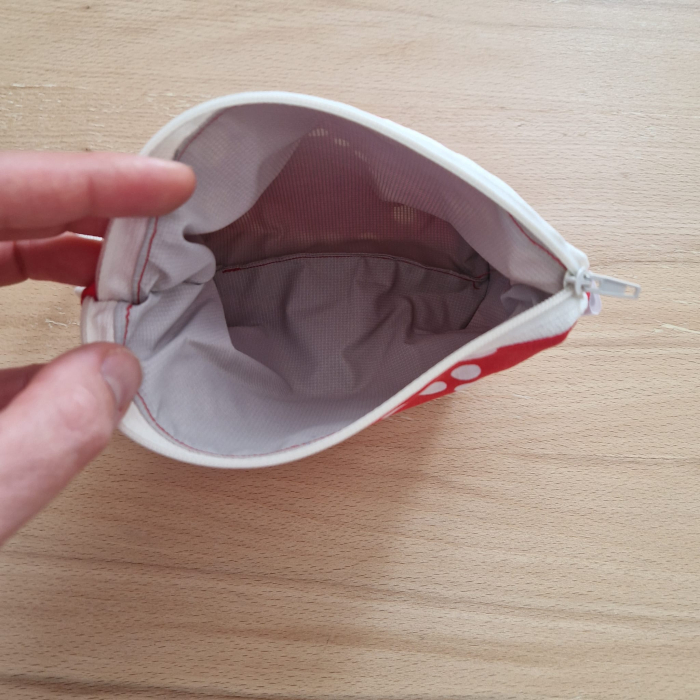 Sac pentru ronțăieli cu fermoar - rosu [2]