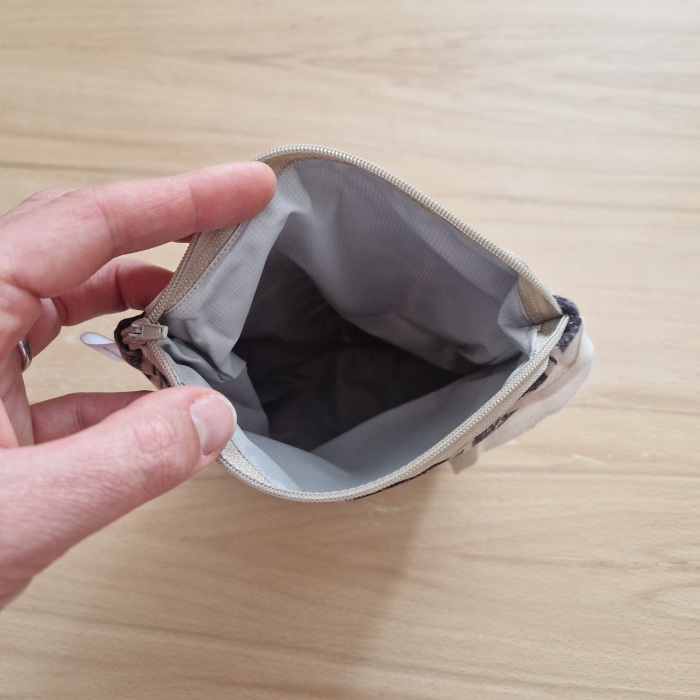 Sac pentru ronțăieli cu fermoar - negru [2]