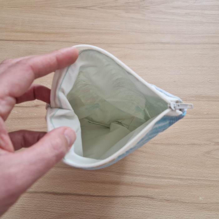 Sac pentru ronțăieli cu fermoar - verde [2]