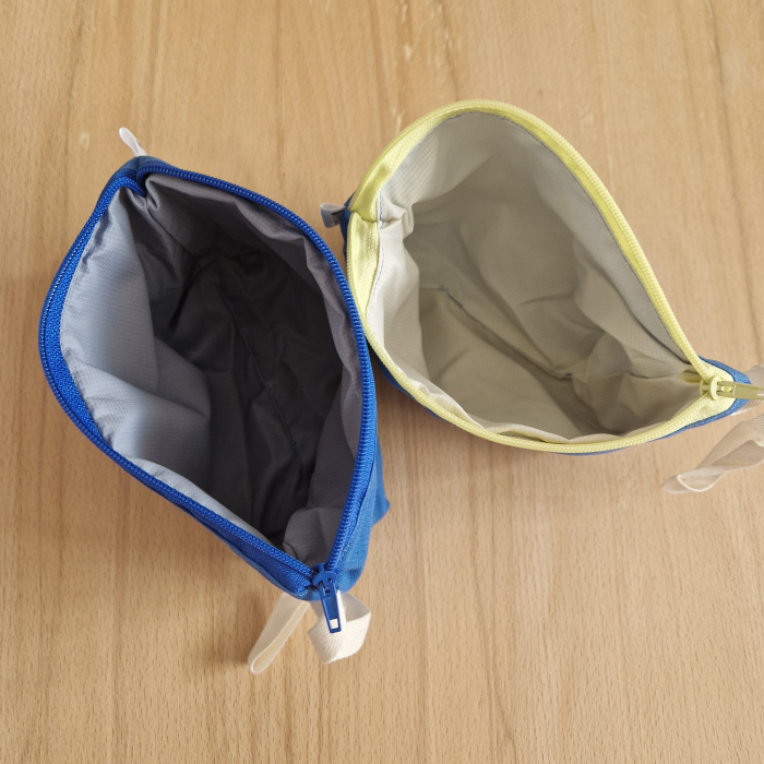 Sac pentru ronțăieli cu fermoar - albastru [3]