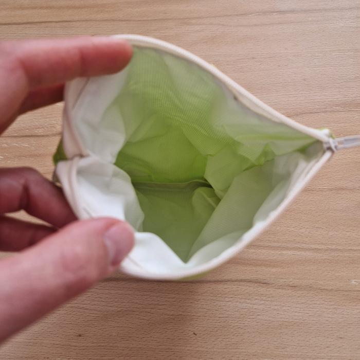 Sac pentru ronțăieli cu fermoar - verde [2]