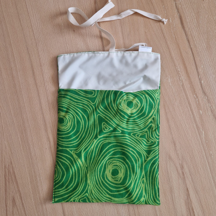 Sac pentru ronțăieli cu șnur - verde [2]