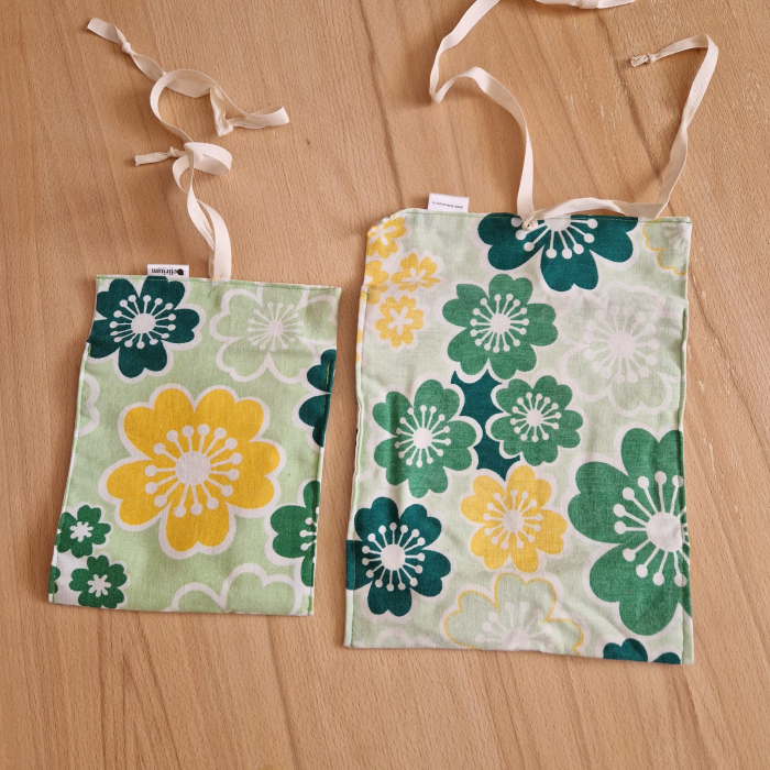 Sac pentru ronțăieli cu șnur - verde [3]