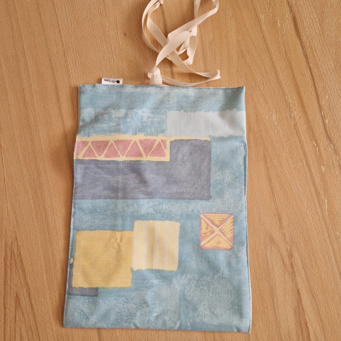 Sac pentru ronțăieli cu șnur - albastru pal [3]