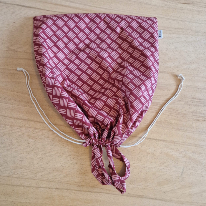 Săculeț de depozitare pentru pâine - bordo [4]