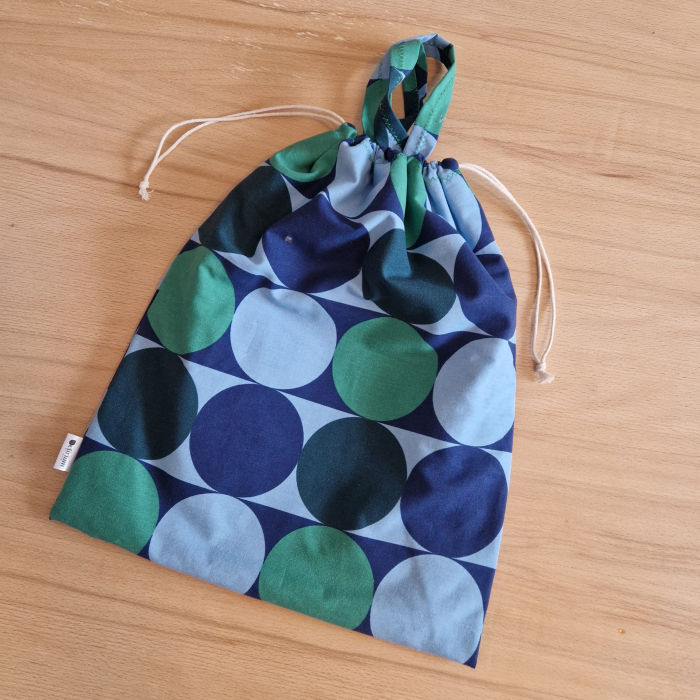 Săculeț de depozitare pentru pâine - albastru-verde [4]