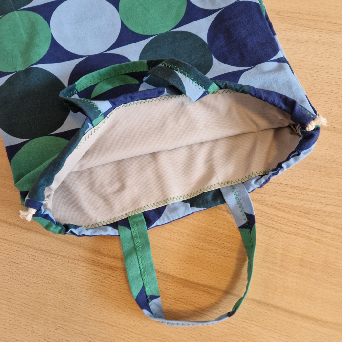 Săculeț de depozitare pentru pâine - albastru-verde [3]