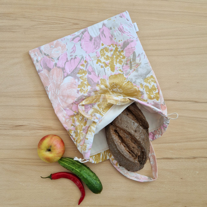 Săculeț de depozitare pentru pâine - floral [1]
