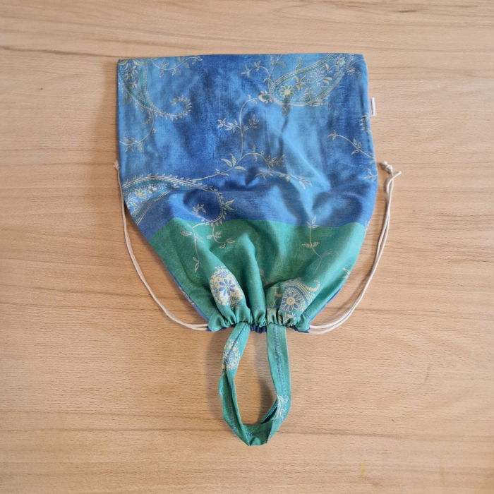 Kenyérzsák - kék-zöld [4]