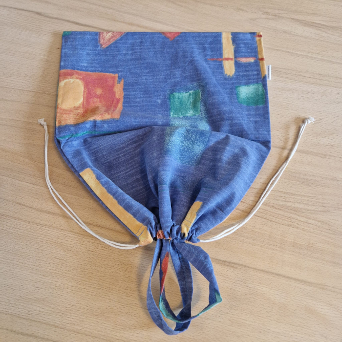 Săculeț de depozitare pentru pâine - albastru [3]