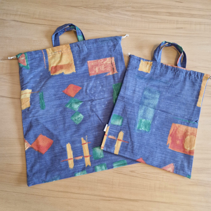 Săculeț de depozitare pentru pâine - albastru [4]