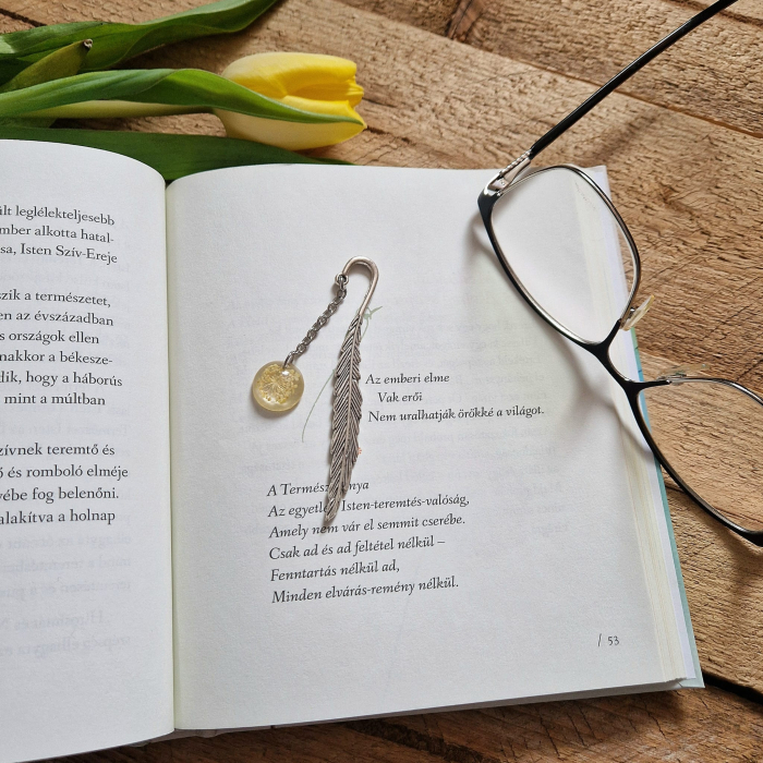 Semn de carte cu flori de morcov [2]