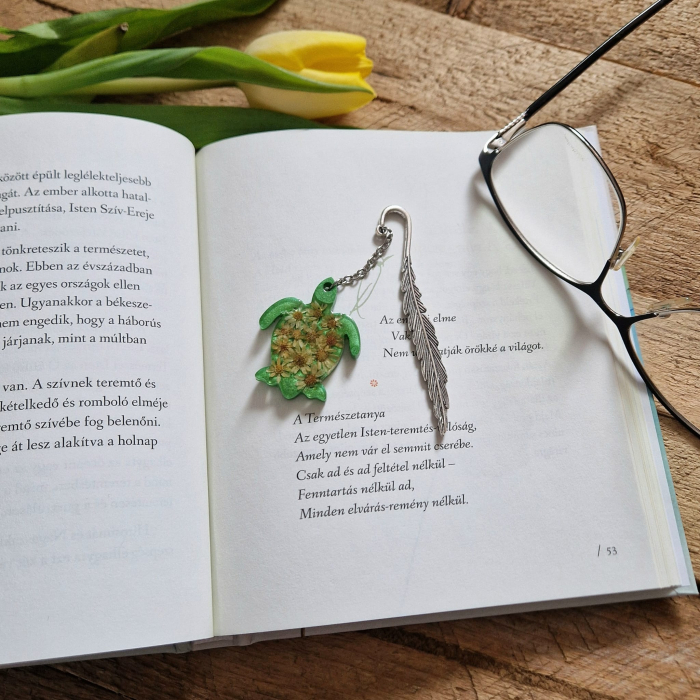 Szalmavirág könyvjelző [2]