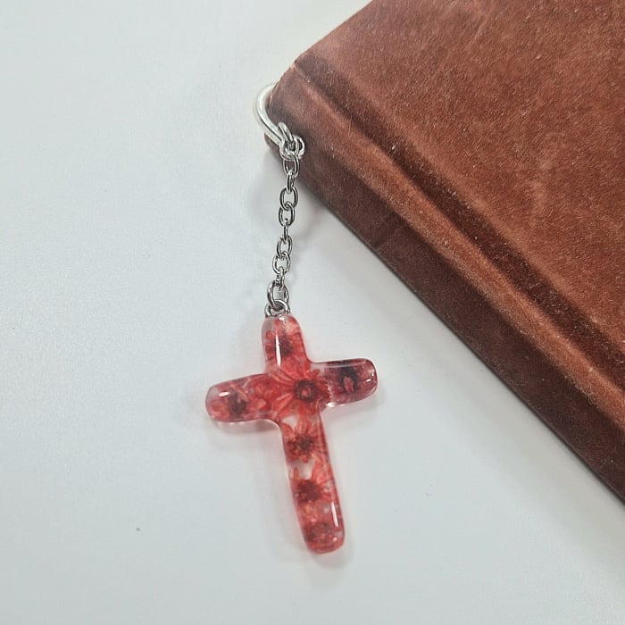 Semn de carte cu flori de pai [1]