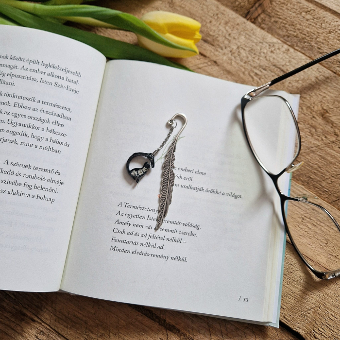 Semn de carte cu flori de morcov [2]