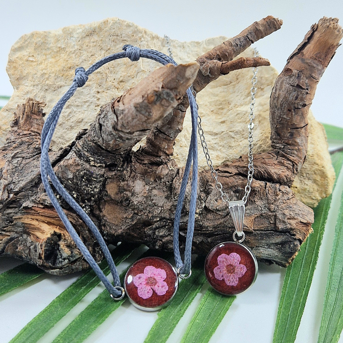 Szilvavirág acél ékszer szett [1]