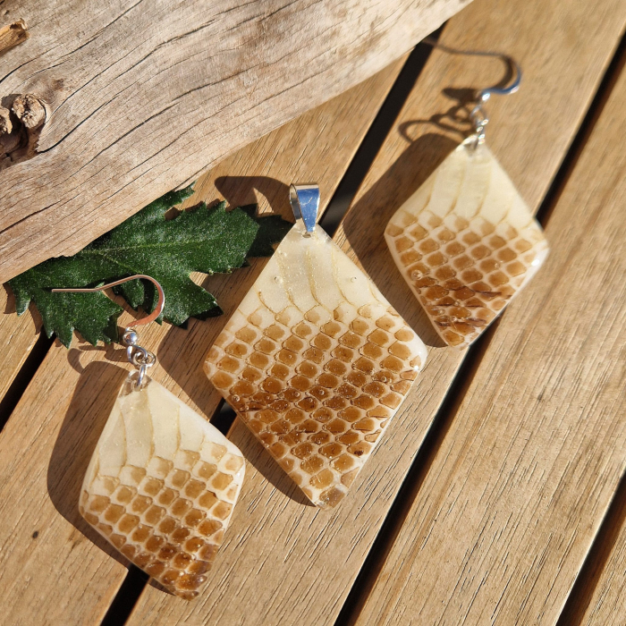 Kigyóbőr acél ékszer szett [2]