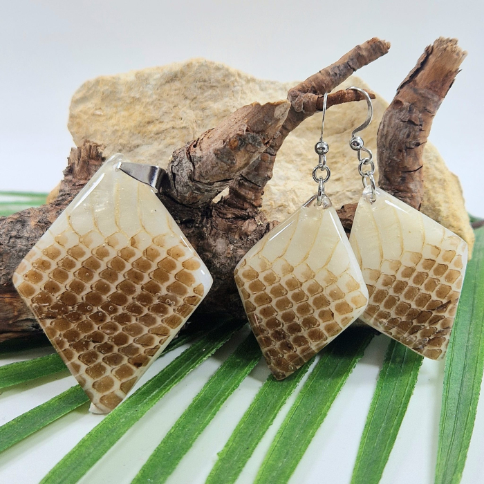 Kigyóbőr acél ékszer szett [1]