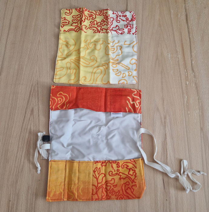 Suport pentru tacâmuri de călătorie - portocaliu [6]