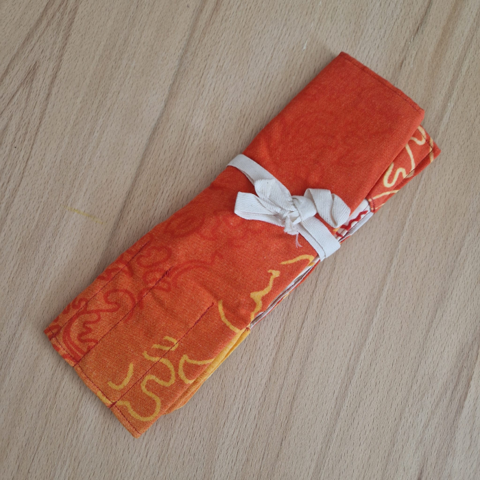 Suport pentru tacâmuri de călătorie - portocaliu [2]